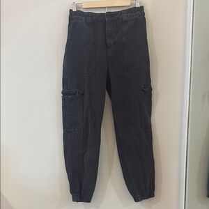 PacSun Black Cargo Jogger Pants